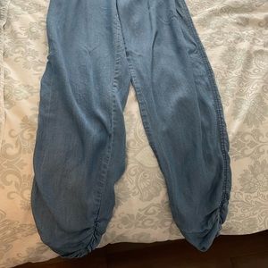 Soft linen Jean looking sweat pants